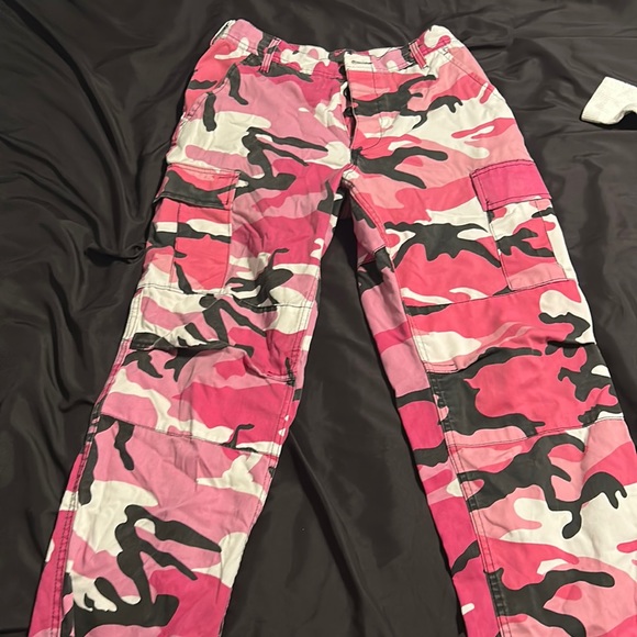 Pants Pink Camo Cargo Pants Poshmark